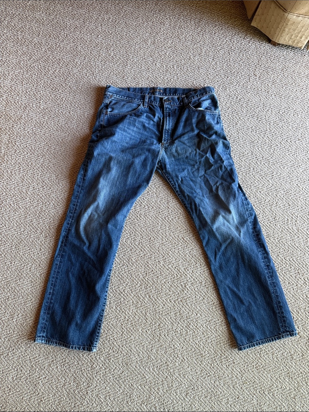 Vintage Lacoste men’s blue denim jeans